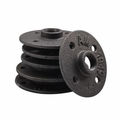3 flange do ferro fundido do preto da flange do ferro fundido de 4 polegadas para os encaixes de tubulação