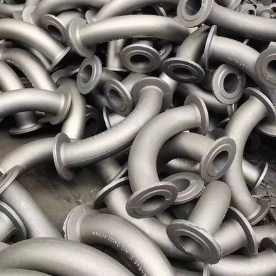 100% de inspecção Partes de fundição de ferro com juntas de tubos de tratamento térmico