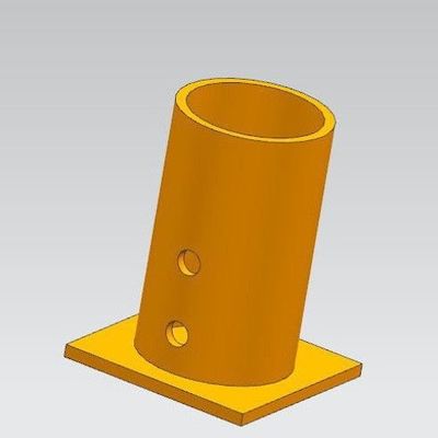 GGG50 Cobre de fundição de ferro dúctil Partes de fundição de ferro para máquinas industriais