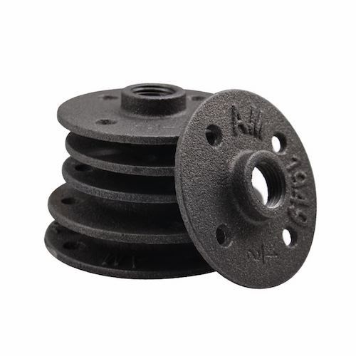 3 flange do ferro fundido do preto da flange do ferro fundido de 4 polegadas para os encaixes de tubulação