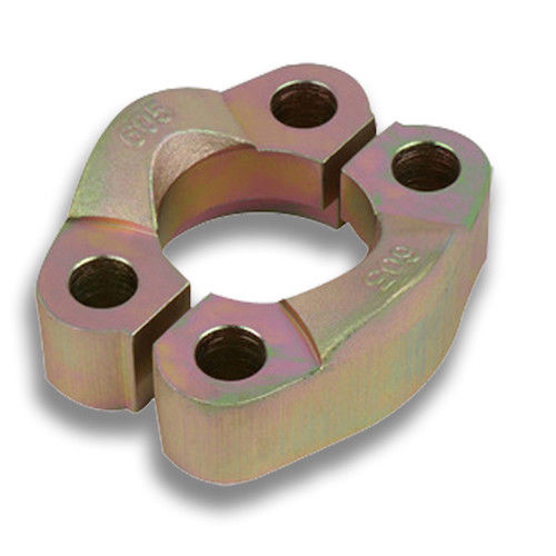A flange amarela do ferro fundido do OEM zinca a flange de aço moldada chapeada para a tubulação de óleo